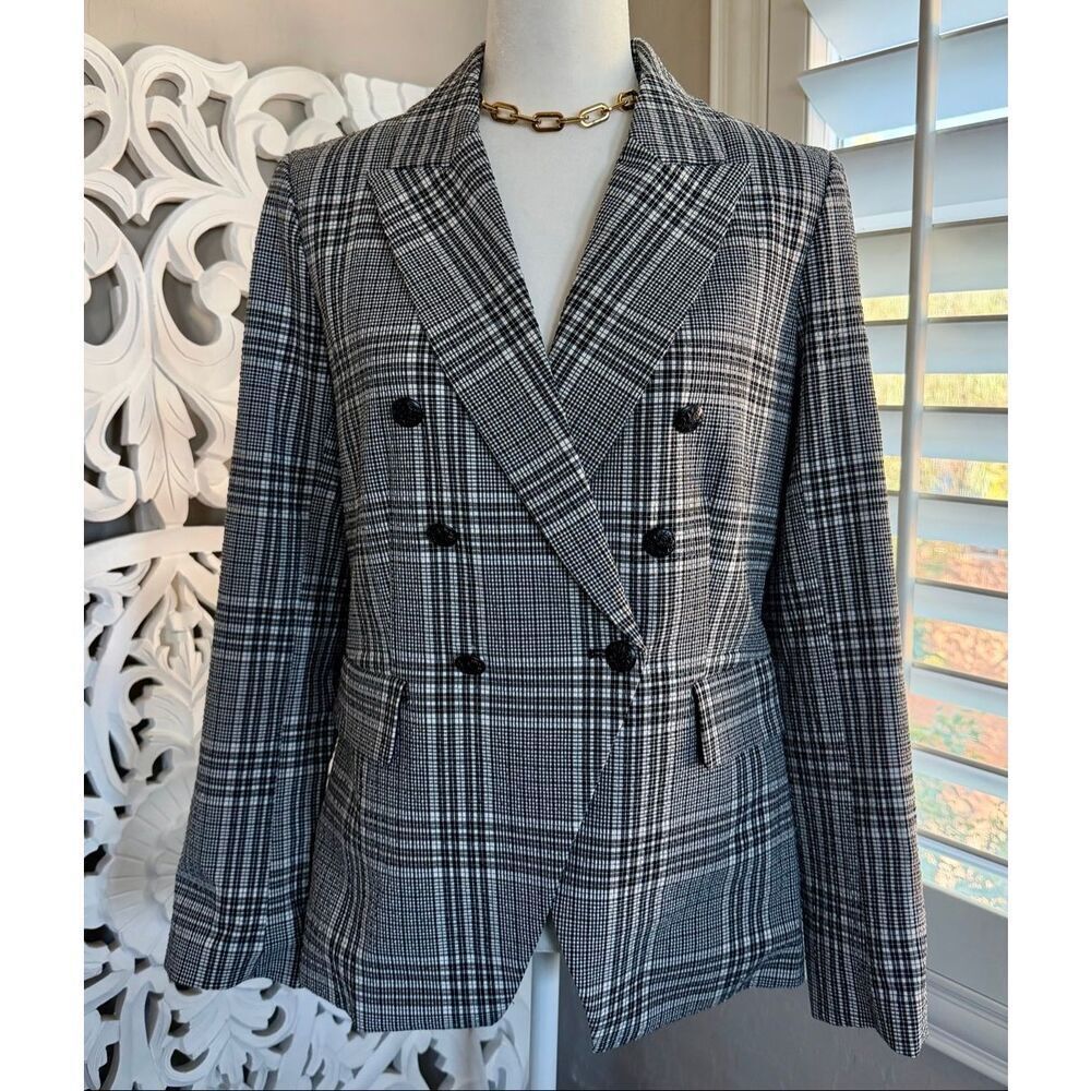 Maison d’Amelie Seersucker Plaid Blazer